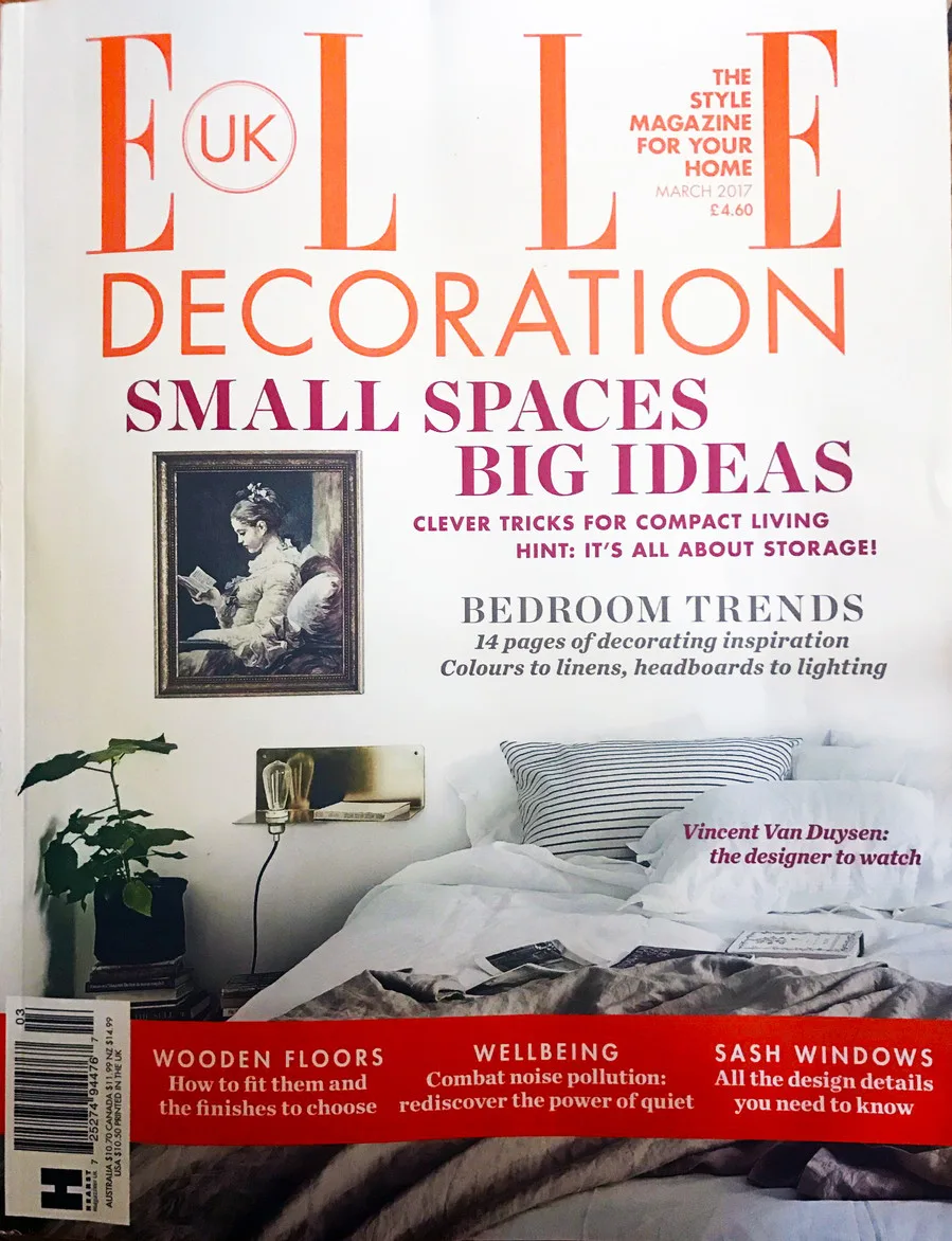 Copertina di Elle Decoration UK, Marzo 2017