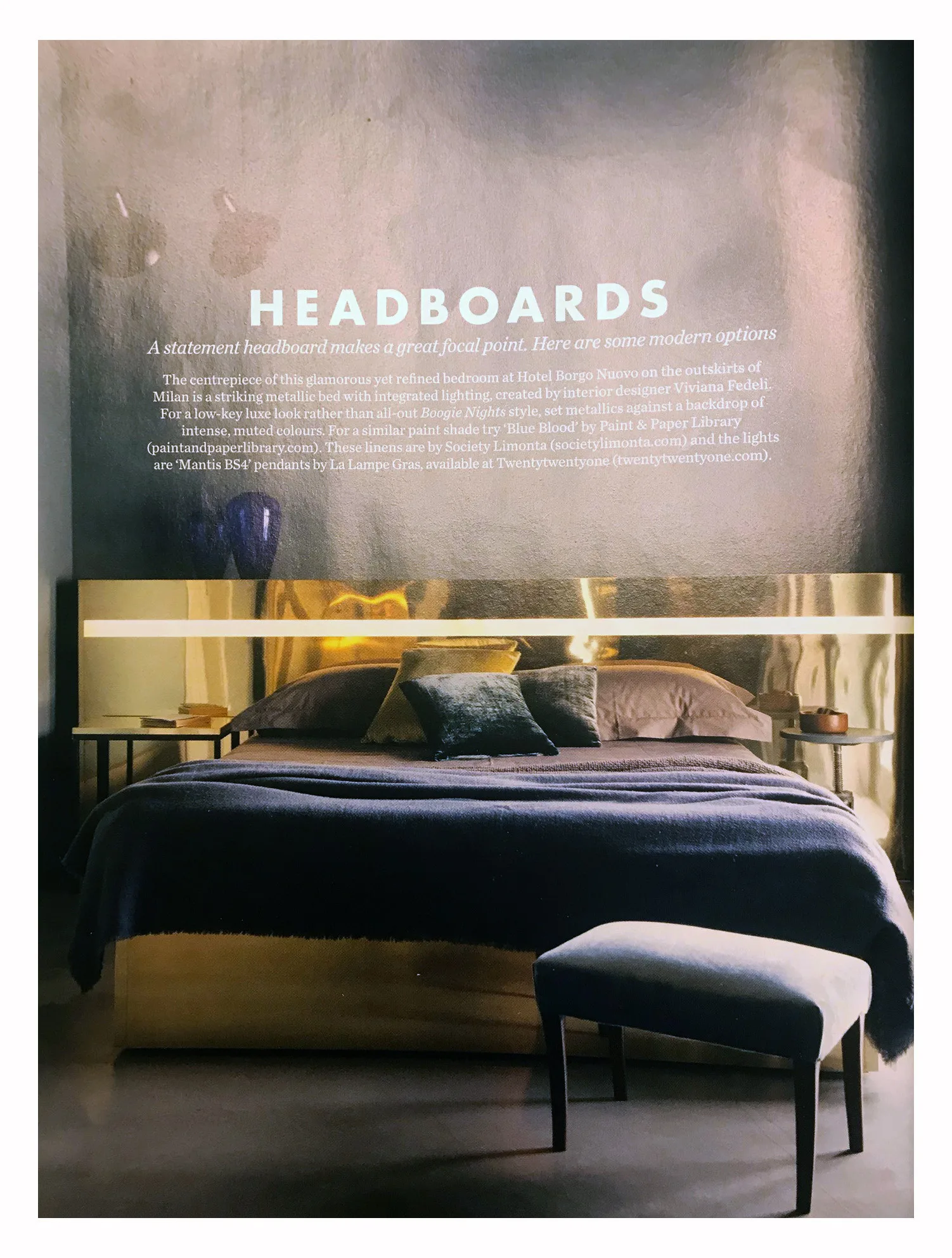 Pagina di Elle Decoration UK dedicata ad Abnormal Design