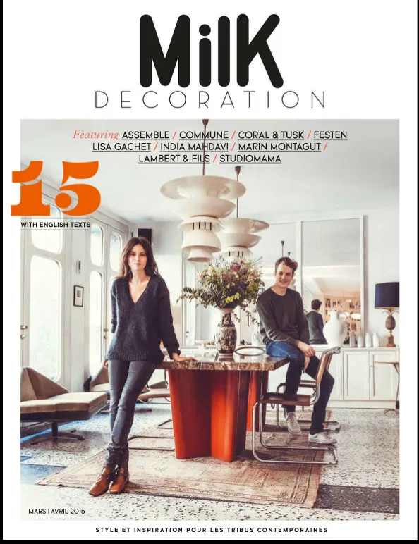 Copertina di Milk, Marzo/Aprile 2016