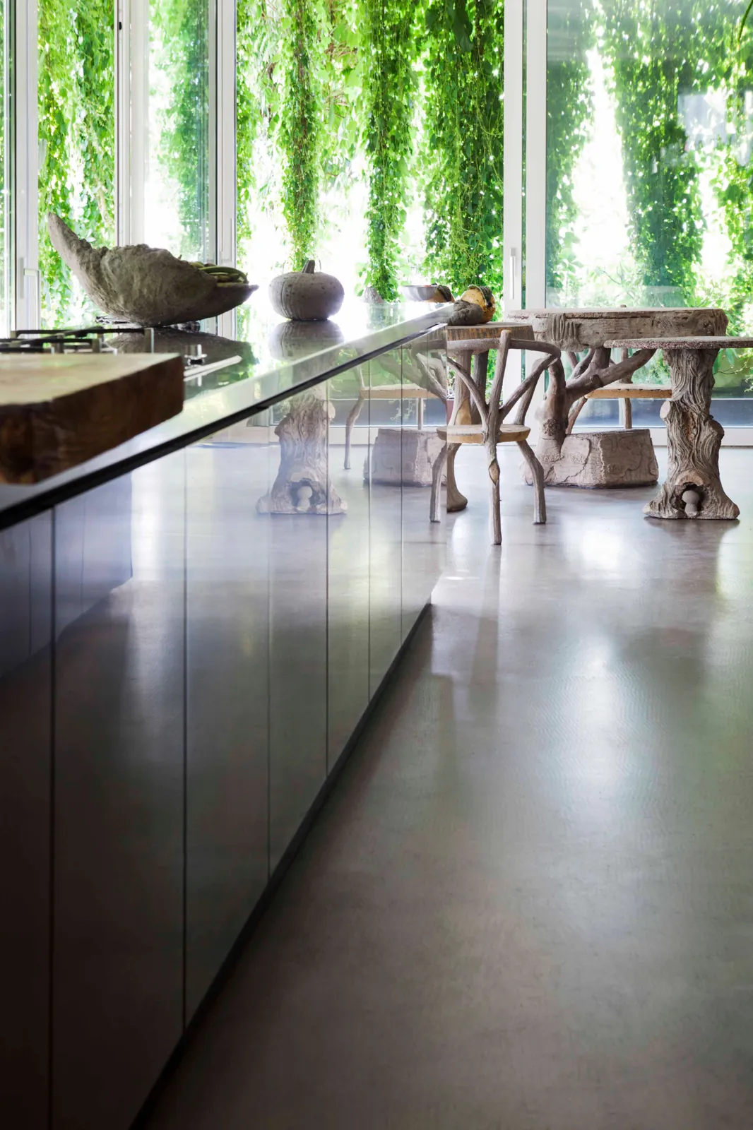 Cucina di una residenza privata arredata da Abnormal Design